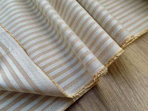 5mm herringbone ticking - ticking, stripe