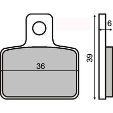 REAR BRAKE PADS SCORPA SY 250