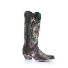 Corral Ladies Black Skull