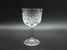 THOMAS WEBB WELLINGTON PATTERN 4⅜" CLARET WINE GLASSES SIGNED (10650)