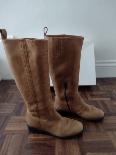 Boden tan leather knee boots - tan,