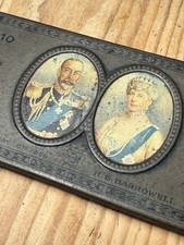 Vintage 1935 Silver Jubilee Tin King George V & Queen Mary Rowntree York Mayor