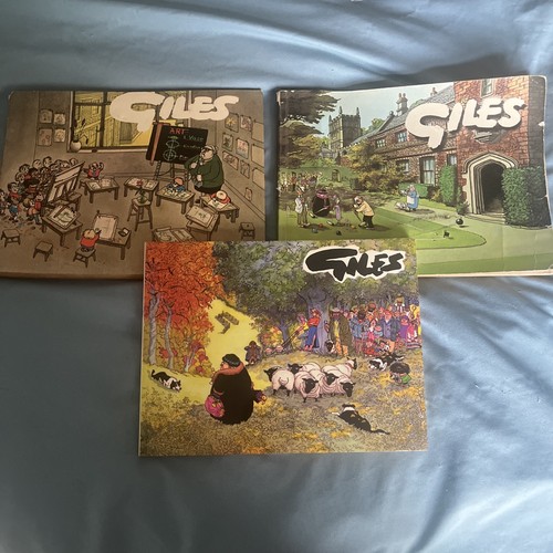 Giles cartoon annuals - cartoon, job
