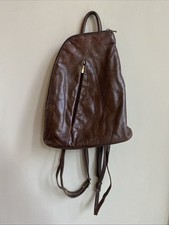 Vintage Brown Soft Leather Backpack