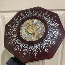 Asian Oriental Red Laquered