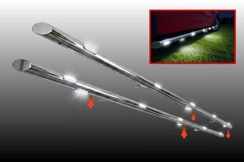 Chrome side bars 4 down - chrome,