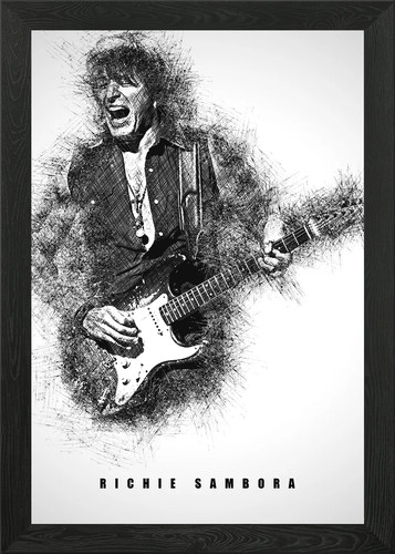 Richie sambora framed - sambora, art