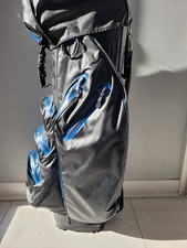 Black Waterproof Golf Cart Bag 14 Way Divider 7 Pocket Rain Cover Winter Golf