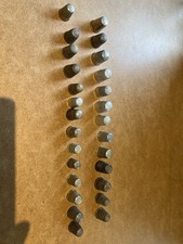Metal Chrome Thimbles X 27