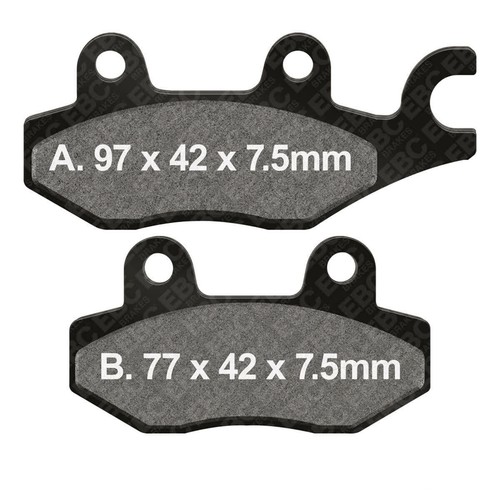 Ebc fa165tt brake pads - pads, set