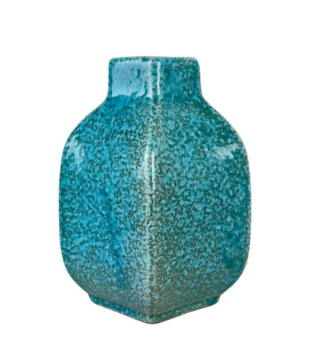 Turquoise blue crackle glaze - blue,