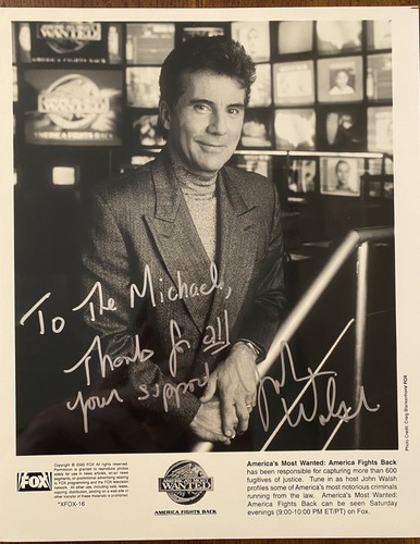 John walsh signed autographed - walsh,