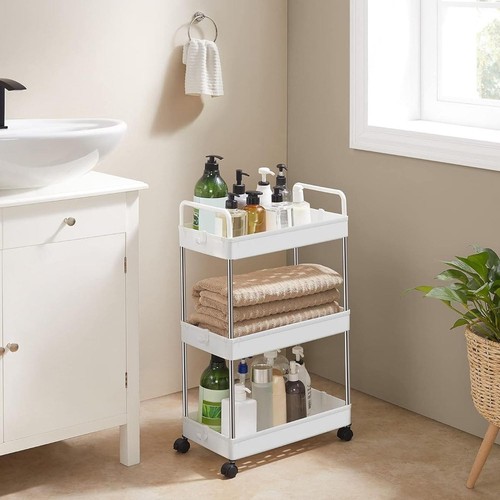 Tier storage trolley cart on - storage,