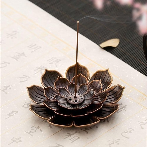 Incense holder with - with,