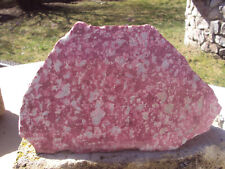 Beautiful thulite sculpture cut Norway Leksvik 2.8kg XXL