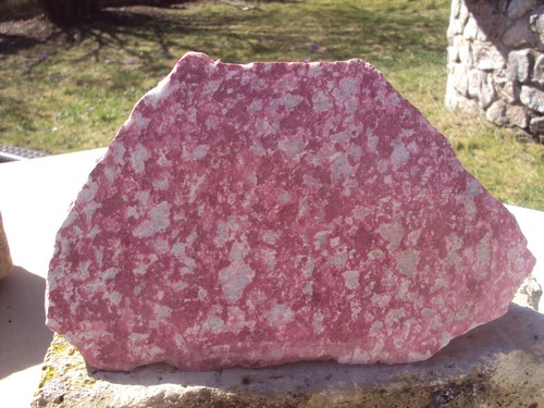 Beautiful thulite sculpture