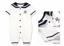 Baby Sailor Romper Suits 0-24