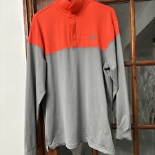 Under Armour Xl Mens Infrared cold gear running t shirt with collars n button