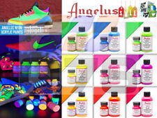 Angelus Neon Acrylic Leather Paint Dye Shoes Sneakers Jackets Bags Trainers Belt