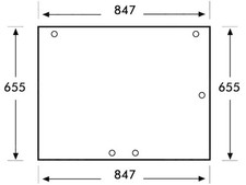REAR GLASS FOR CASE