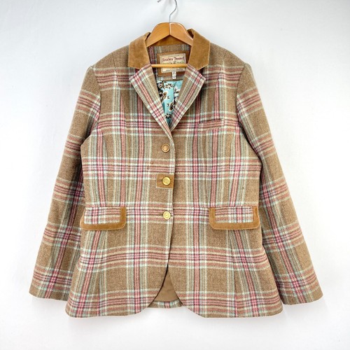 Joules tweed blazer womens - tweed, uk