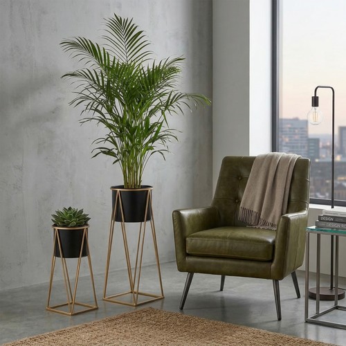 Metal planter stand - metal,