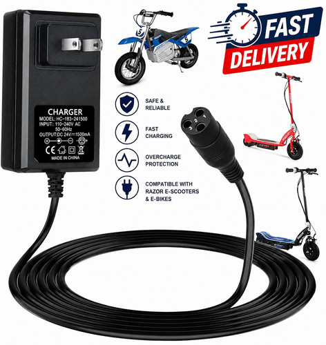 24v battery charger - for, razor