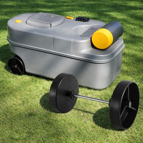 Portable waste tank wheel - tank,