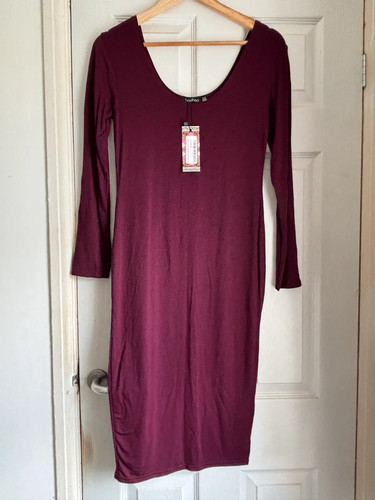 Boohoo plum burgundy - boohoo, stretchy