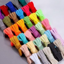 Shoe Laces Flat in 7 sizes 29 different colours Premium Quality +Value UK Seller