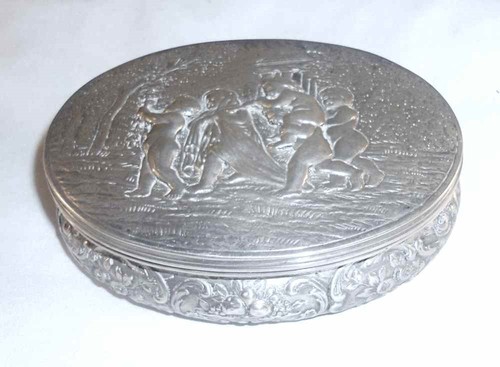 Antique french silver dresser - french,