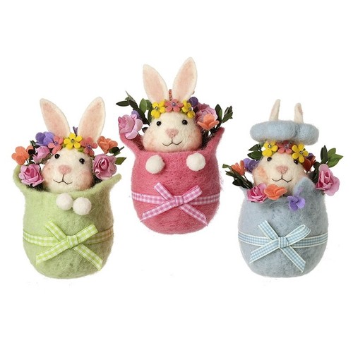 Set felt floral - set, easter