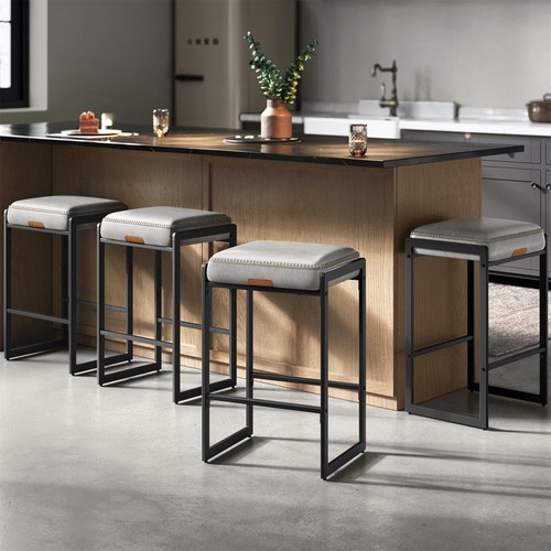 Bar stools set counter - bar, 4