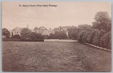 WANTAGE Berkshire St Mary's Home West View Postcard, Postmarked 1927