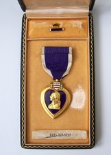 CASED PURPLE HEART