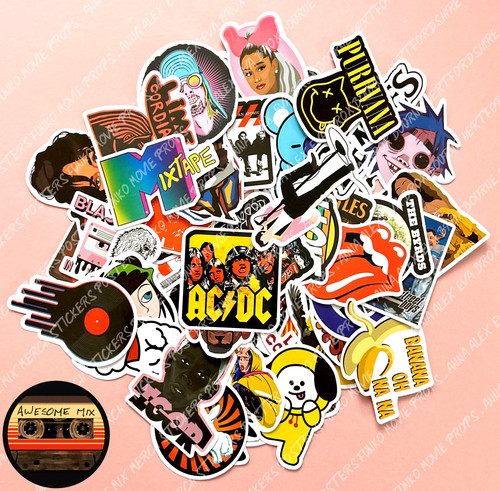 Pop rock music scrapbook - 50,