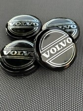 VOLVO 4X  BLACK Hub Caps