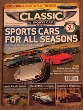 CLASSIC & SPORTS CAR FEBRUARY 2012 Elva, Lancia Aurelia, Alfa 6C, Aston, UNREAD.