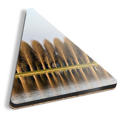 Triangle mdf coaster poplar - triangle,