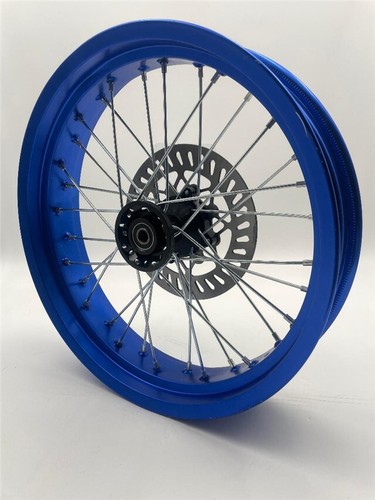 Pit bike blue - 17", alloy