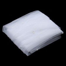 Veil Short Simple White Ivory Bridal Veil 