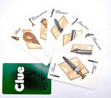 CLUE Cards Complete Set of 6