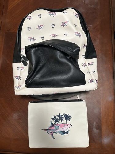 Authentic coach shark backpack - coach,