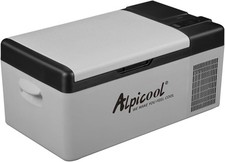 Alpicool EC15 15L Compressor Car Fridge Freezer, DC 12v Camping Refrigerator