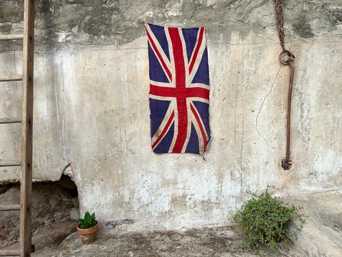 Vintage union jack flag - vintage,