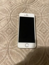 Apple iPhone 5 - 16GB - White & Silver untested for spares or repairs