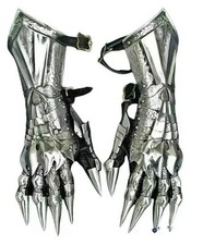Medieval Nazgul Gloves Steel