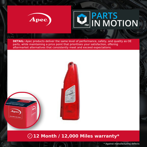 Rear light lamp fits citroen - light,