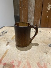 Wooden Tankard Beer Mug Handmade Beverages Vintage Medieval Gift