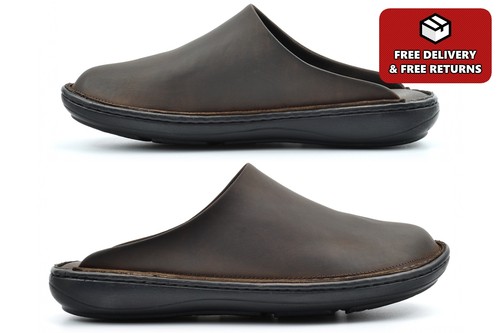 Mens leather slippers - mens,